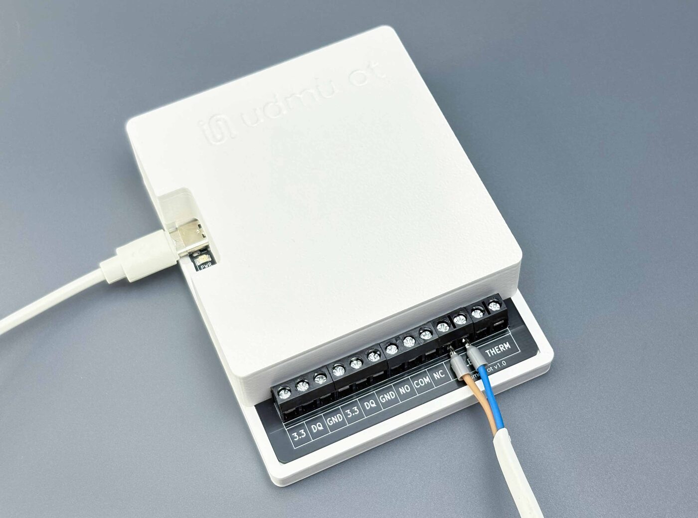 Питание umdu ot и первый запуск