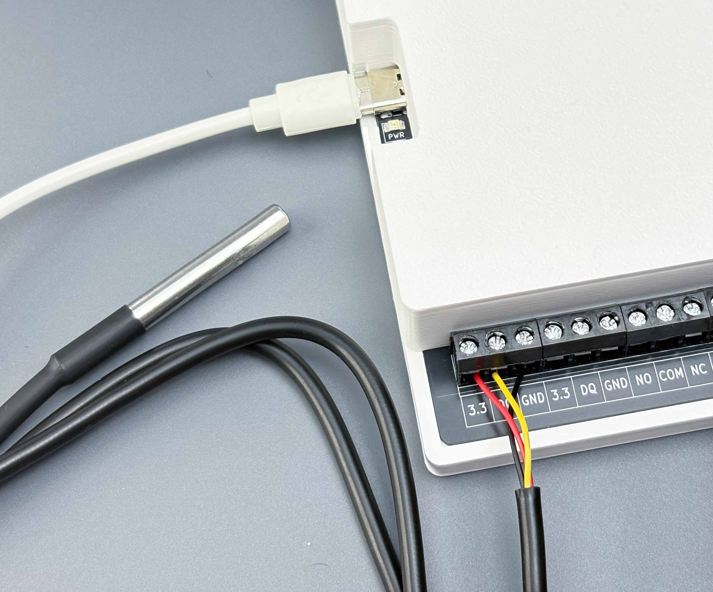 Подключение датчика DS18B20 к umdu ot